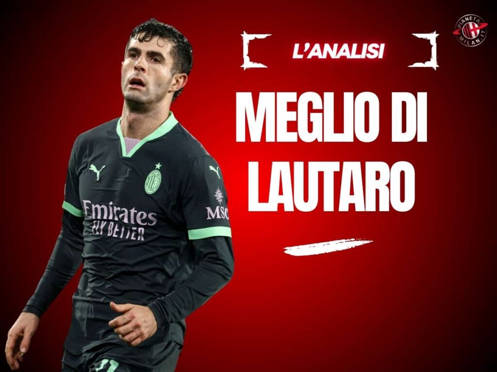 Christian Pulisic Milan Confronto Lautaro Martinez 23-03-2025