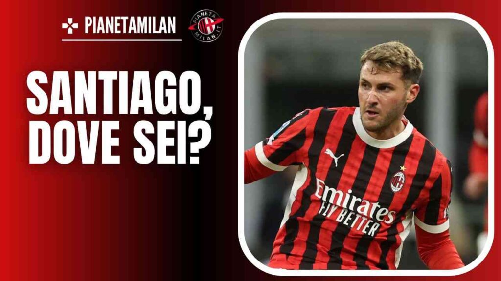 Santiago Gimenez, attaccante del Milan 15/03/2025 PianetaMilan.it