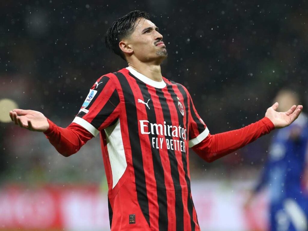 esultanza gol Tijjani Reijnders AC Milan Milan-Como 2-1 Serie A 2024-2025
