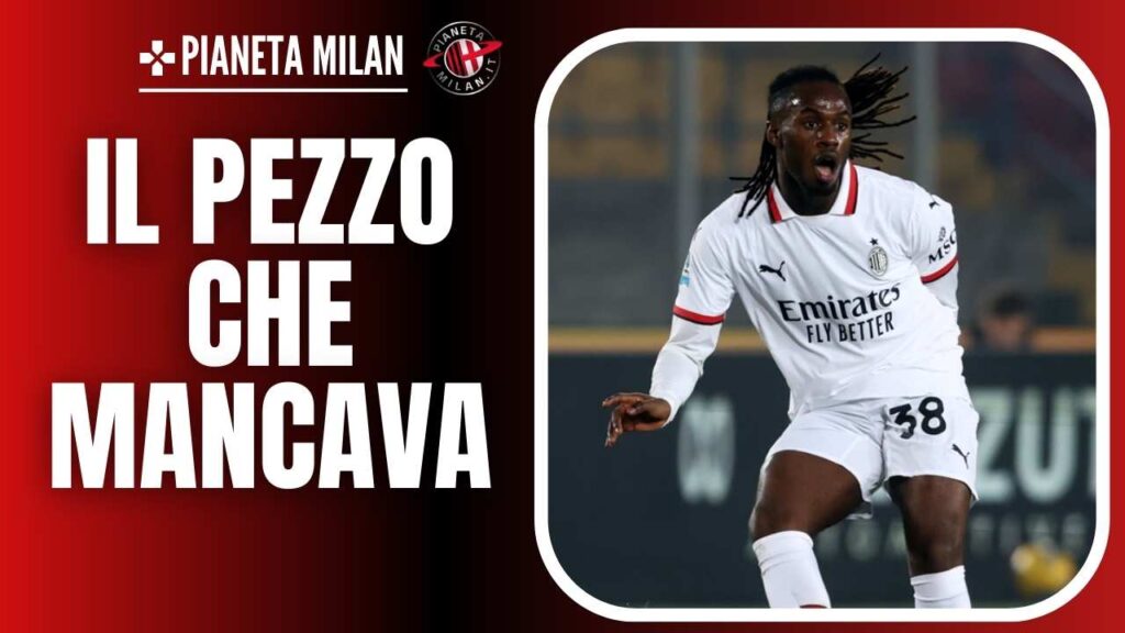 Warren Bondo AC Milan Lecce-Milan 2-3 Serie A 2024-2025