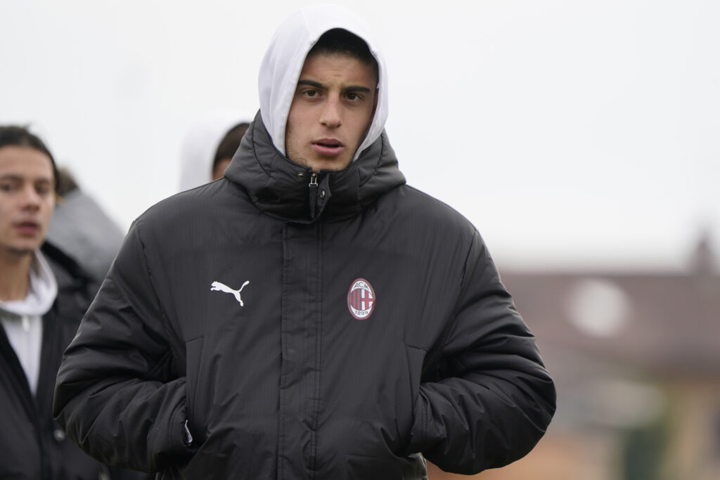 Edoardo Colzani, portiere del Milan Primavera (getty images)