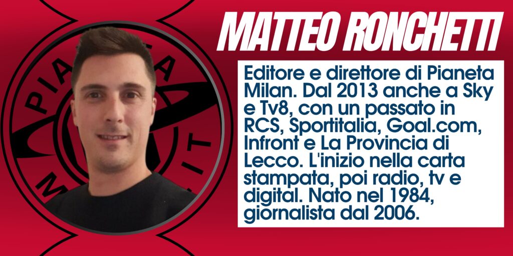 Matteo Ronchetti, editore e direttore di PianetaMilan.it