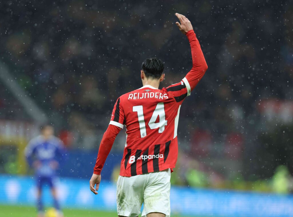 esultanza gol Tijjani Reijnders AC Milan Milan-Como 2-1 Serie A 2024-2025
