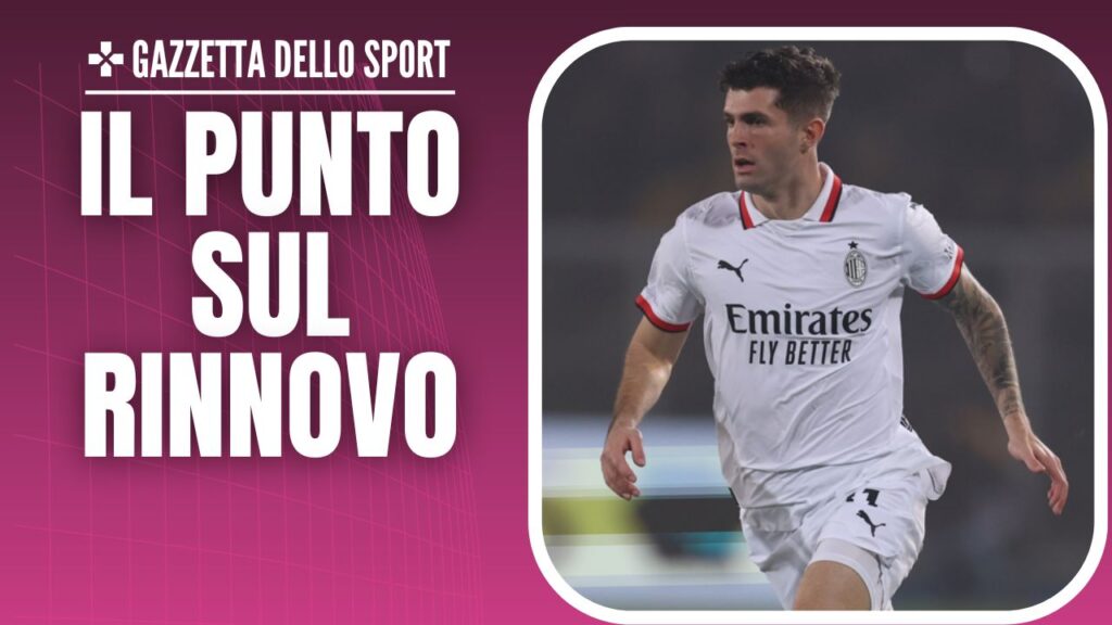 Christian Pulisic AC Milan Lecce-Milan 2-3 Serie A 2024-2025