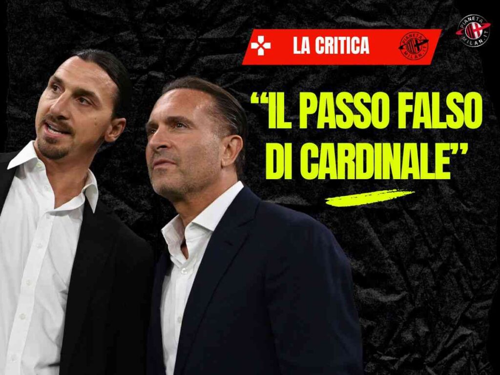 De Paola: "Al Milan ci sono due padroni. Ibra il passo falso di Cardinale"