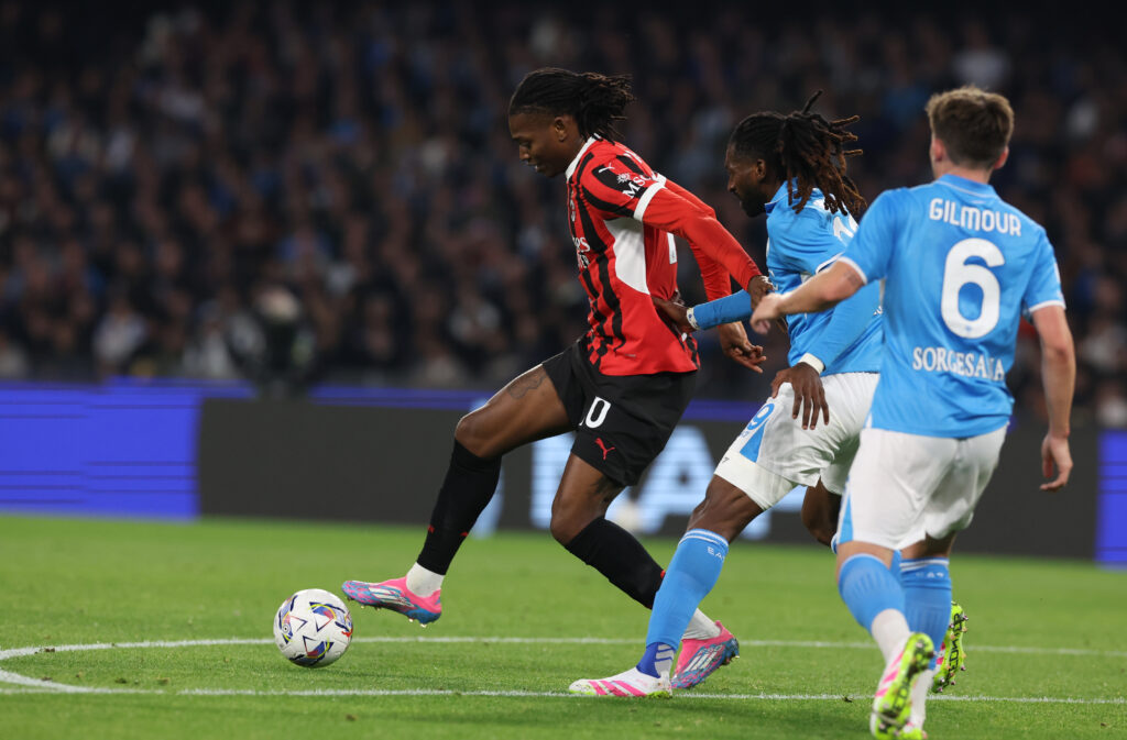 Rafael Leao AC Milan Napoli Milan 2-1 Serie A news 2024-25