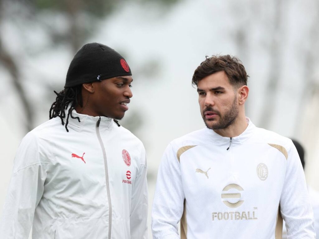 Theo Hernandez Leao allenamento Serie A 2024-2025