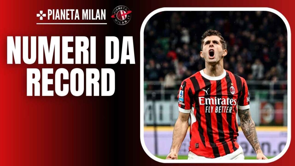 esultanza gol Christian Pulisic AC Milan Milan-Como 2-1 Serie A 2024-2025