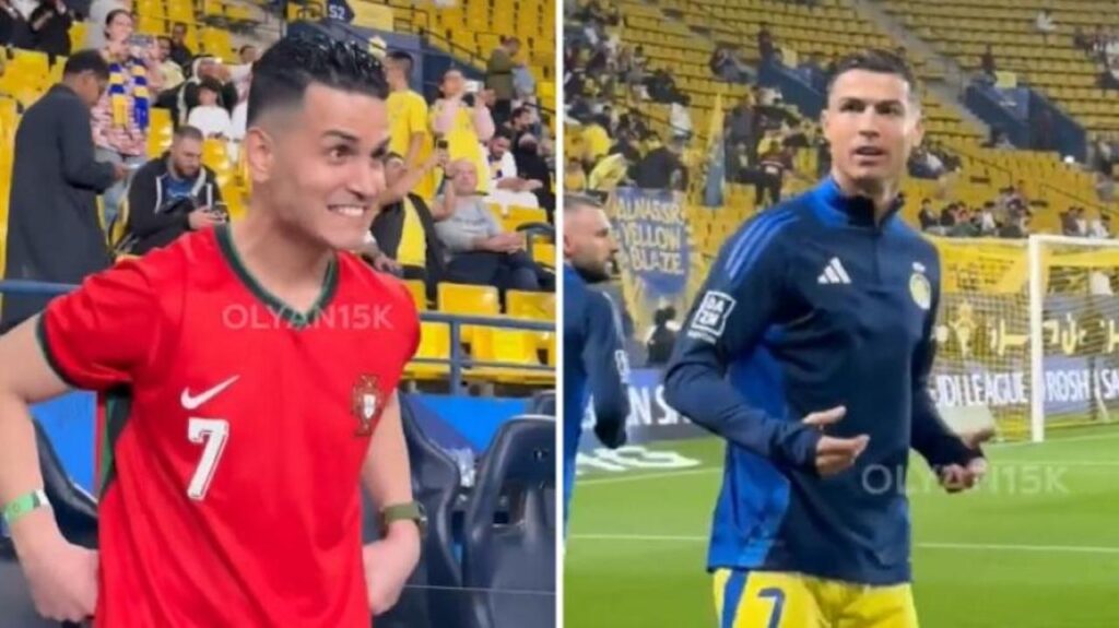 Al-Nassr Cristiano Ronaldo sosia