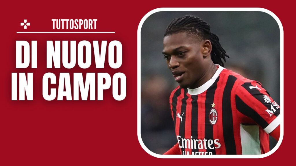 Milan-Como Serie A 2024-2025 Rafael Leao