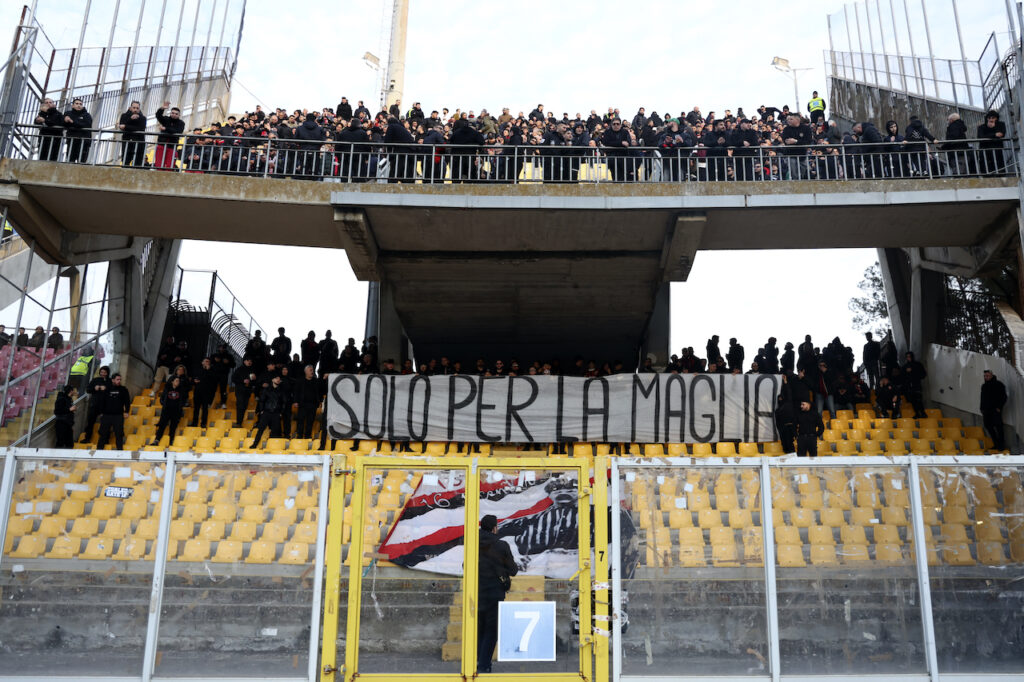 Curva Sud Milano AC Milan Lecce-Milan Serie A 2024-2025