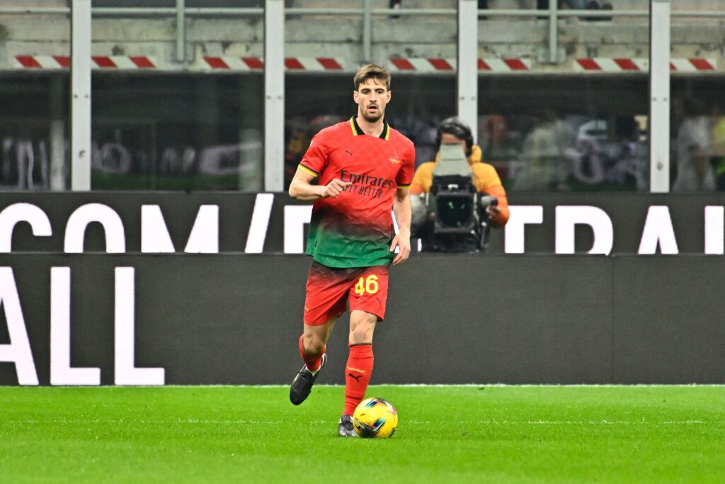 Matteo Gabbia AC Milan Milan-Lazio 1-2 Serie A 2024-2025