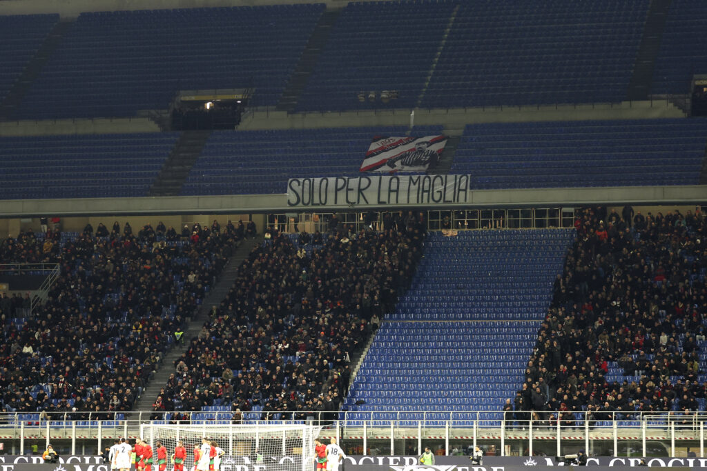 Stadio San Siro AC Milan Milan-Lazio Serie A 2024-2025 Curva Sud