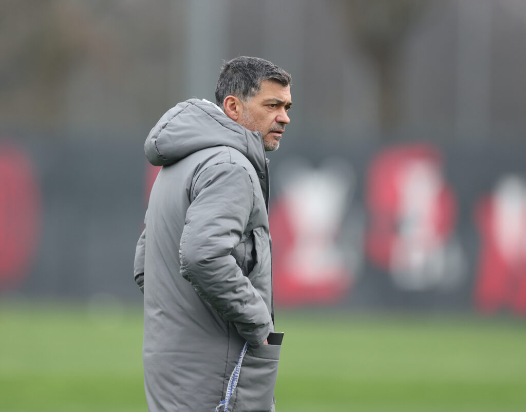 Sergio Conceicao AC Milan allenamento Milanello