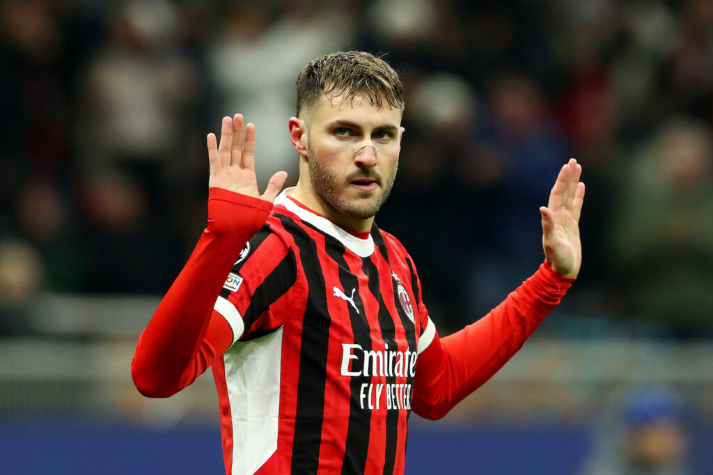 Santiago Giménez AC Milan Milan-Feyenoord 1-1 Champions League 2024-2025