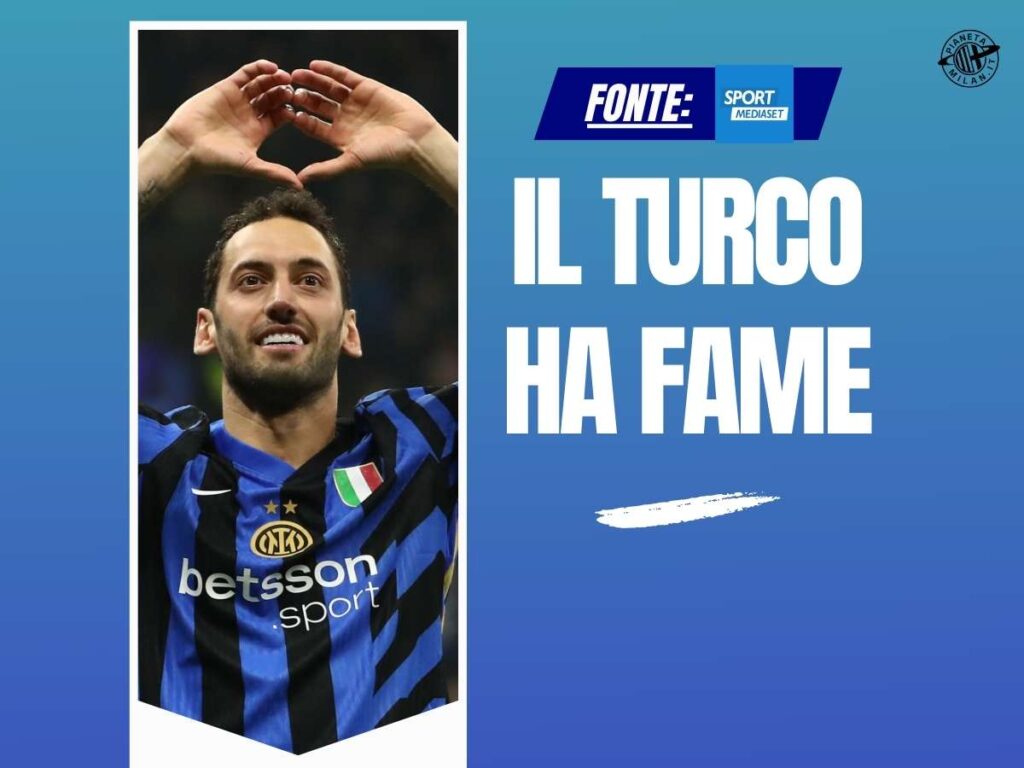 Inter, Calhanoglu: "Voglio Champions League, Pallone d'Oro e Scudetto"