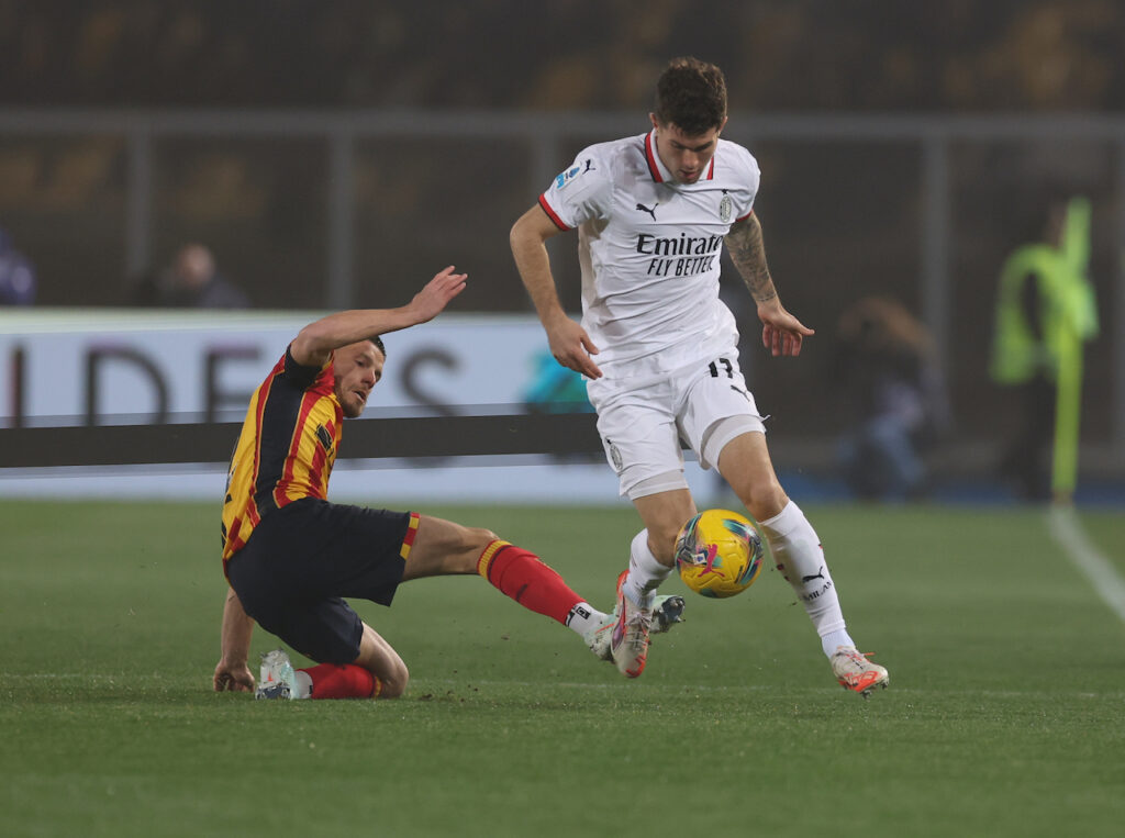 Christian Pulisic AC Milan Lecce-Milan 2-3 Serie A 2024-2025
