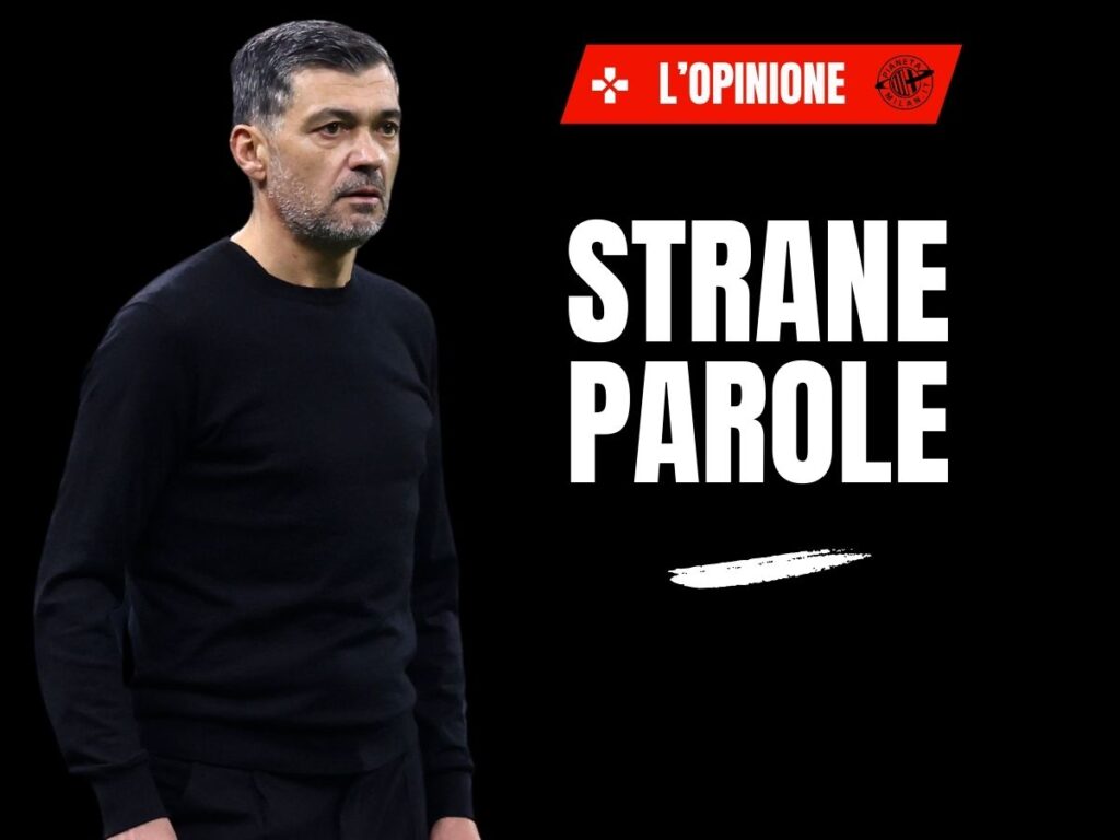 Milan, Conceicao pensa davvero alla Champions? Ecco cosa non torna ...