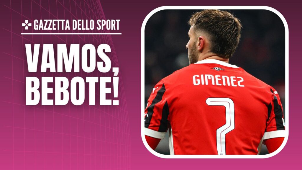 Milan-Lazio Serie A 2024-2025 Giménez