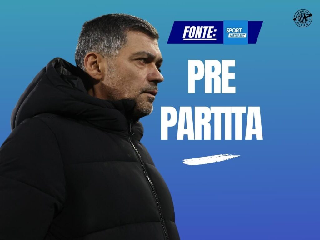 Sergio Conceicao AC Milan Serie A Champions League Coppa Italia Supercoppa Italiana Mediaset