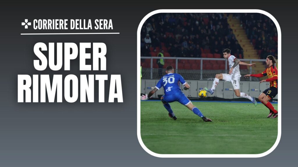 gol Christian Pulisic AC Milan Lecce-Milan 2-3 Serie A 2024-2025