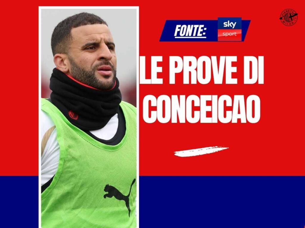 Udinese-Milan, chi al posto di Walker? Conceicao sorprende ancora