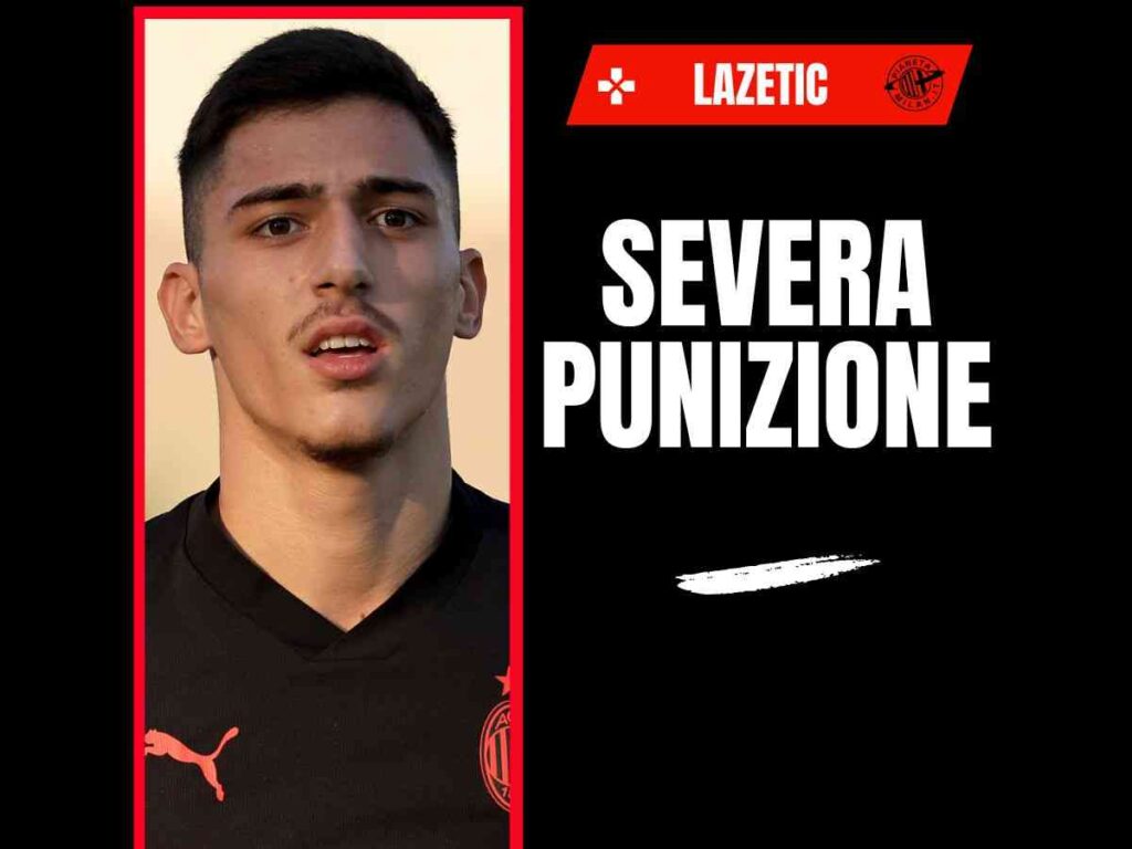 Ex Milan, Lazetic nei guai? Il TSC: "Punizione severa, comportamento stupido"