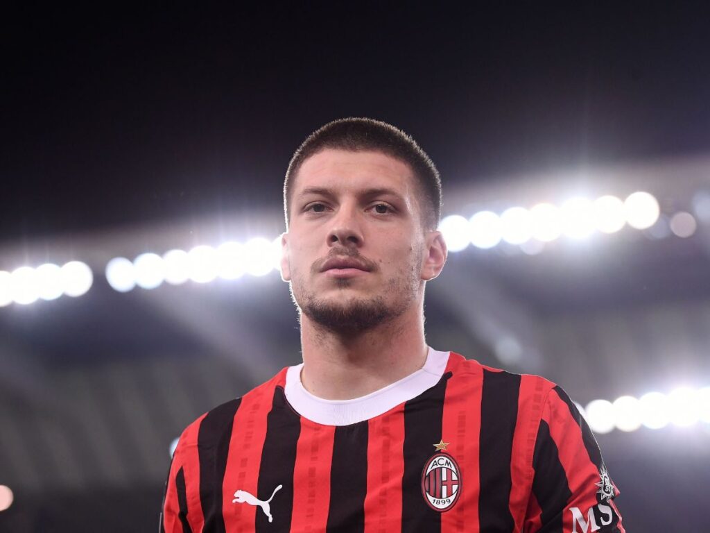 Luka Jovic AC Milan Udinese-Milan 0-4 Serie A 2024-2025