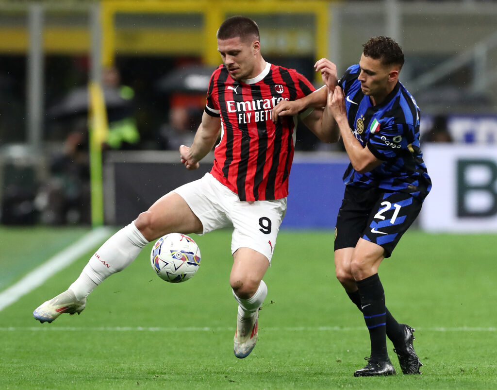 Luka Jovic derby Inter-Milan Coppa Italia 2024-25