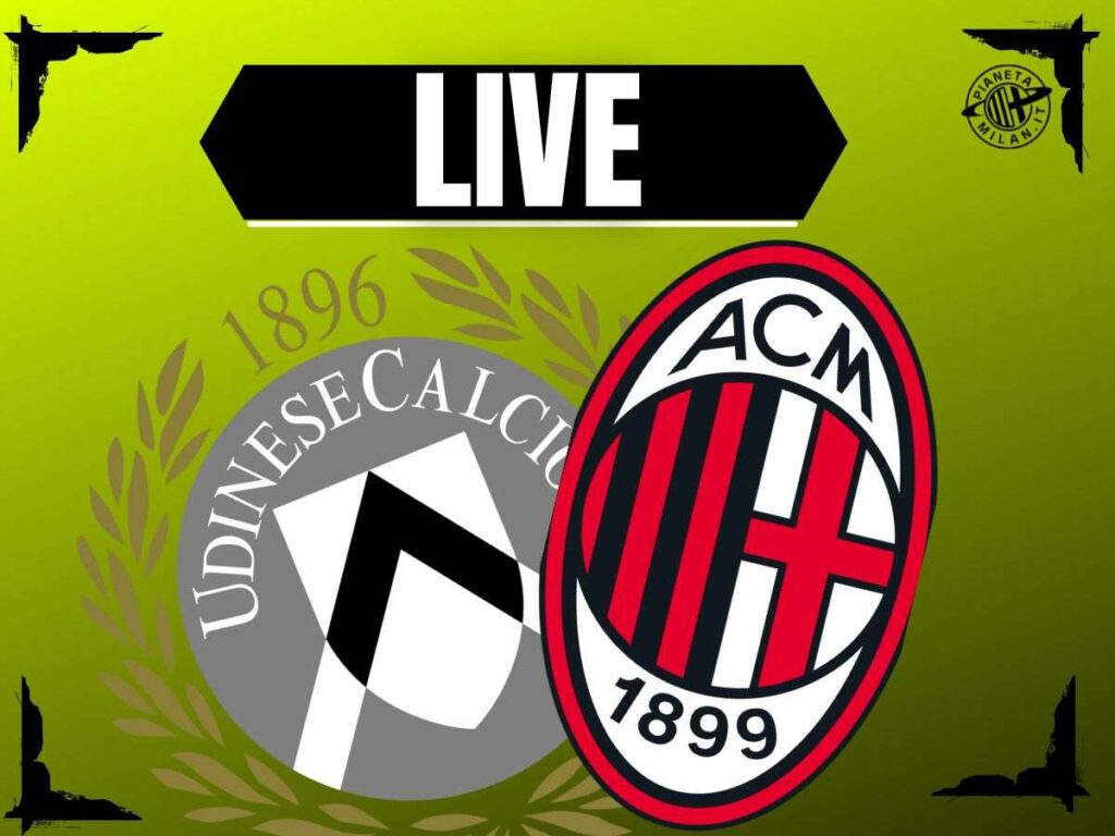 Live partita Udinese-Milan Serie A 2024-25