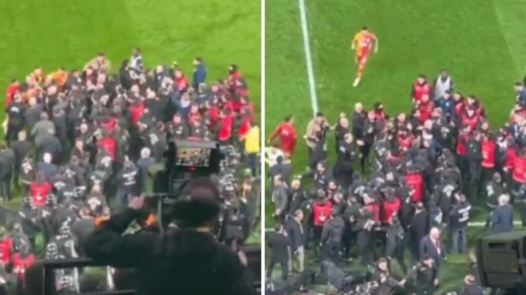 Coppa di Turchia Fenerbahçe Galatasaray rissa