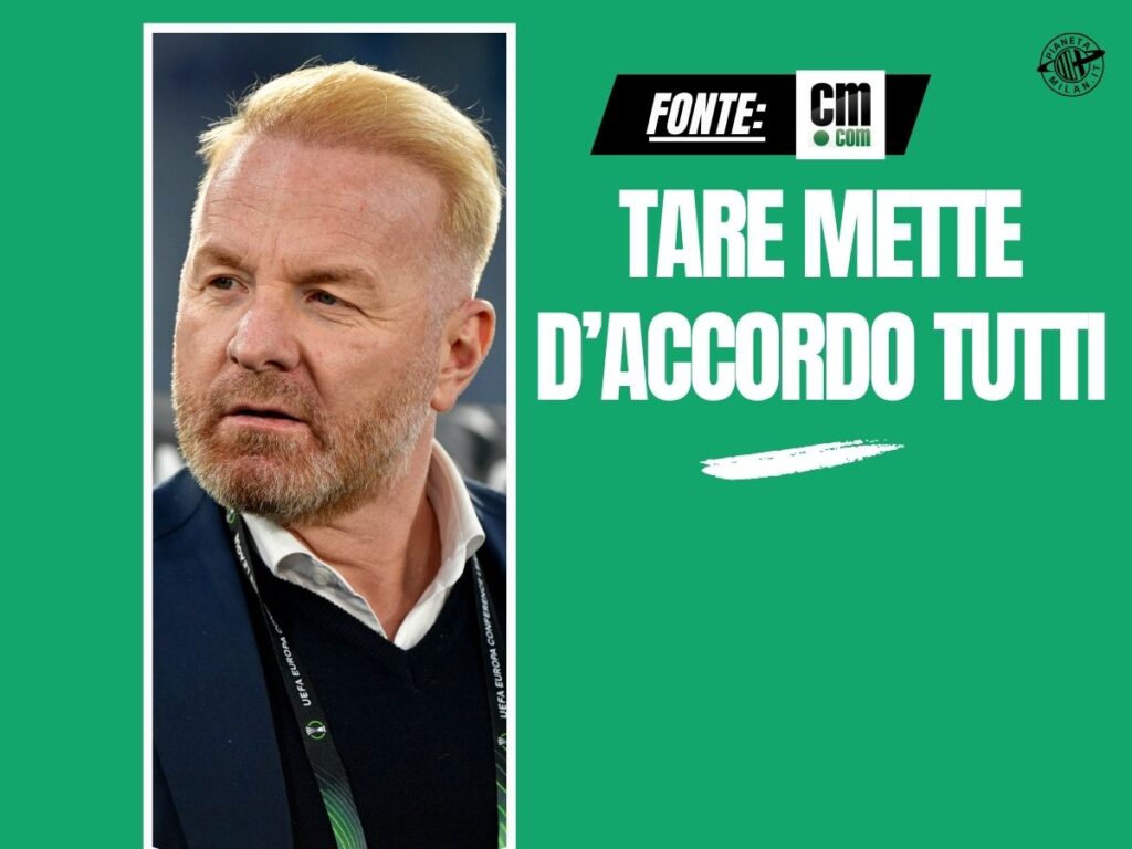 Milan, Tare mette d'accordo tutti. Il primo nome per la panchina è Allegri