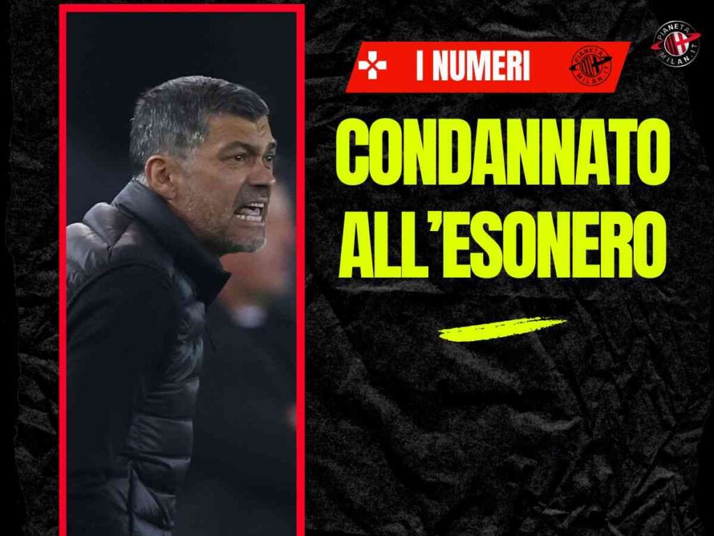Milan, Conceicao si difende ma i numeri parlano chiaro: media peggiore di Fonseca