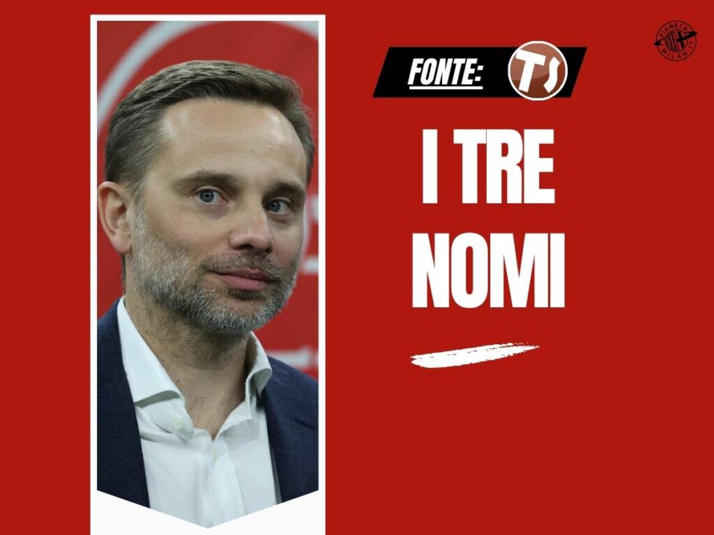 AC Milan De Zerbi Conte Allegri Tuttosport 3 aprile 2025