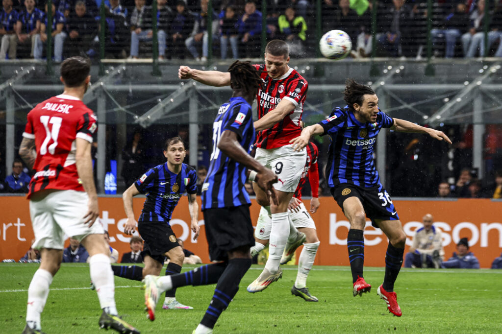 Luka Jovic derby Inter-Milan Coppa Italia 2024-25