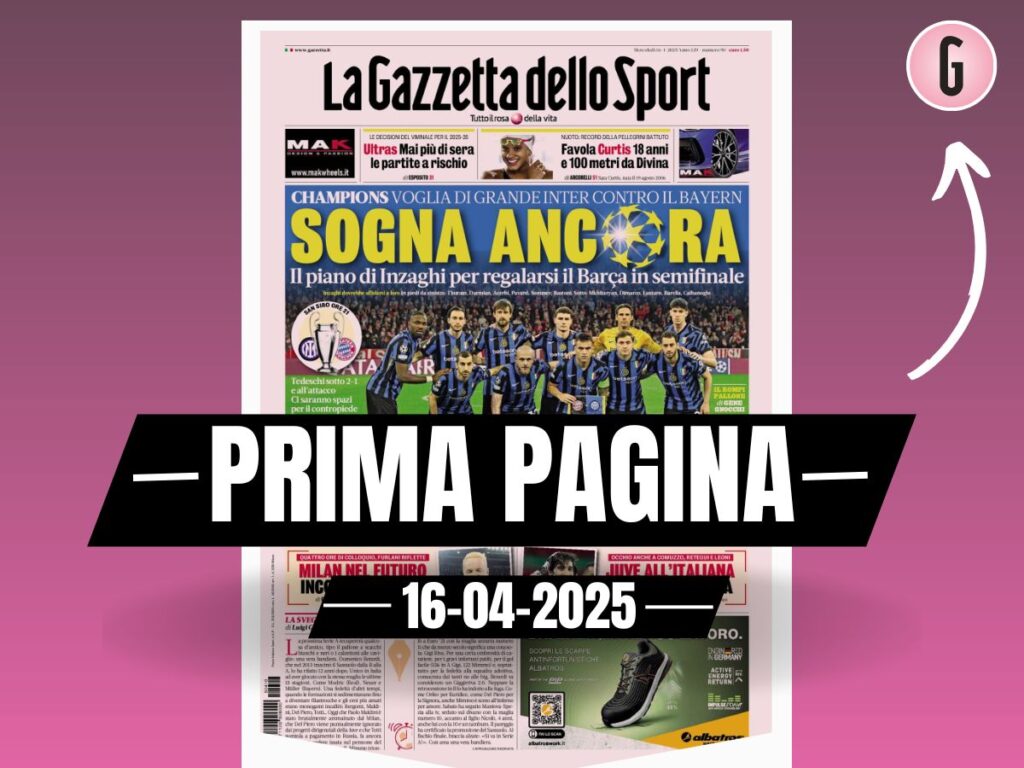 Prima pagina Gazzetta dello Sport: "Milan nel futuro: incontrato Tare"
