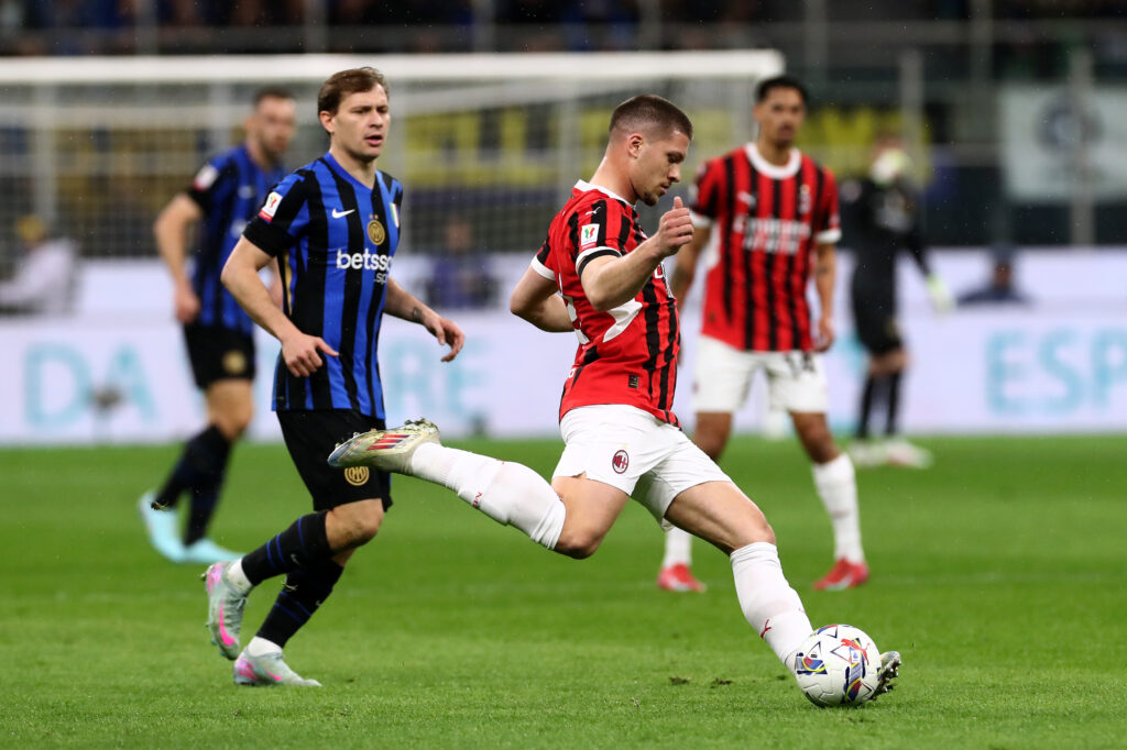 Luka Jovic derby Inter-Milan Coppa Italia 2024-25