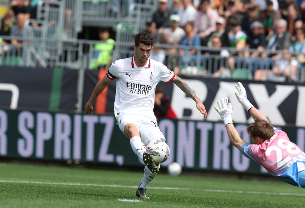 Christian Pulisic AC Milan Venezia-Milan 0-2 Serie A 2024-2025