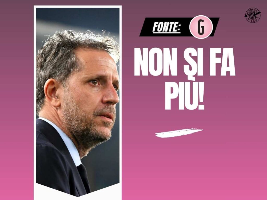 Milan, salta Paratici! Bianchin: "Il casting per il DS si riapre"