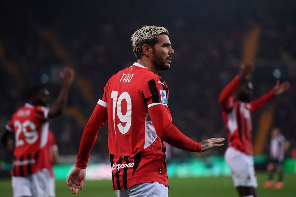 Theo Hernández AC Milan Udinese-Milan 0-4 Serie A 2024-2025