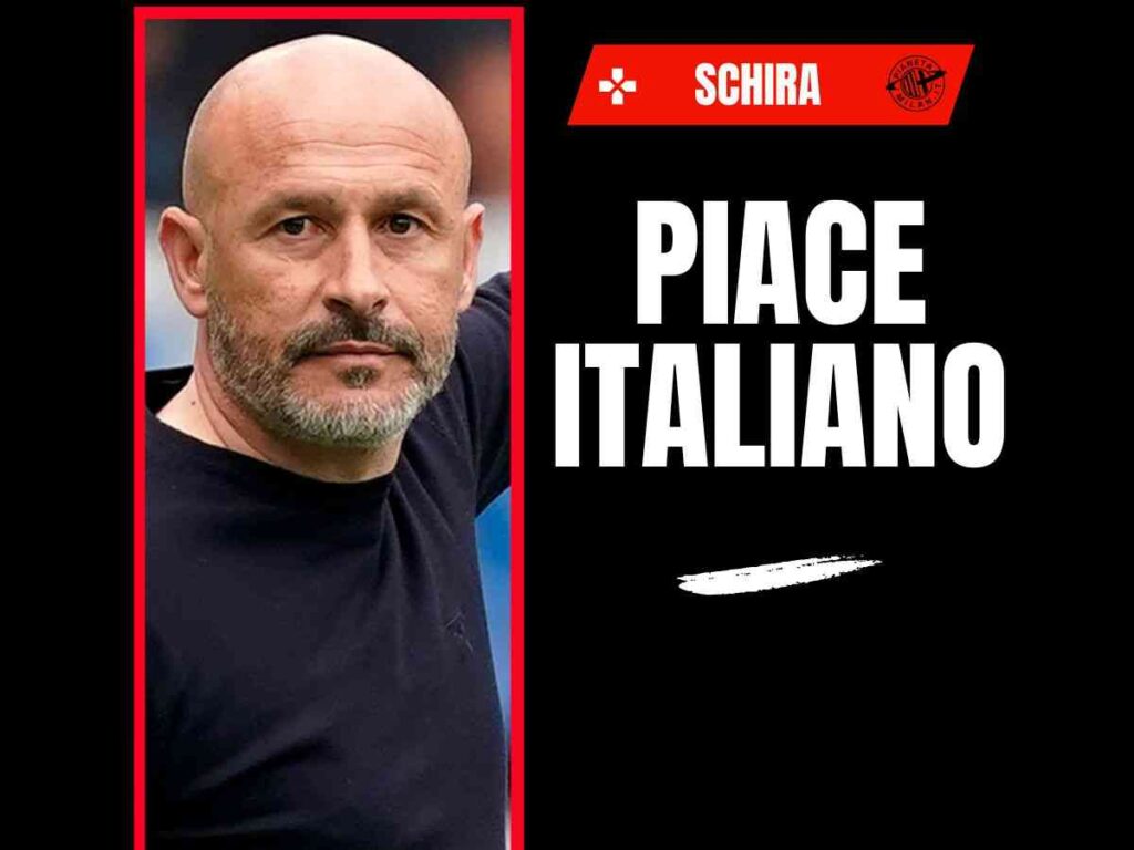 Allenatore Milan, Schira: "Italiano piace ai rossoneri. E Cardinale ..."