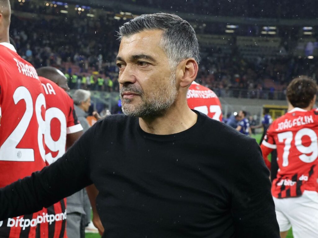 Sergio Conceicao AC Milan derby Inter-Milan 0-3 Coppa Italia 2024-2025