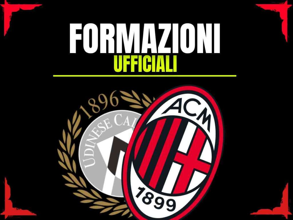 Udinese-Milan Formazioni Ufficiali 11-04-2025_11zon