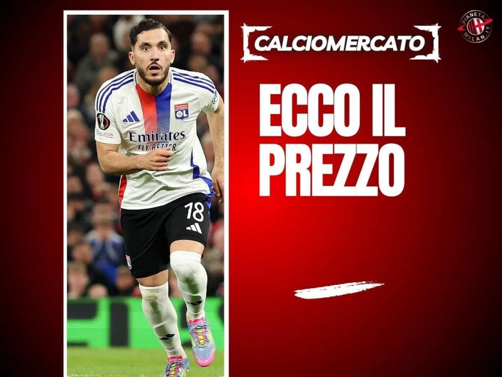 Calciomercato Milan, Cherki: rossoneri in corsa. Ecco la richiesta del Lione
