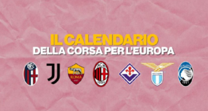 Milan, Serie A: il calendario della corsa per l'Europa | VIDEO (screen Gazzetta.it)