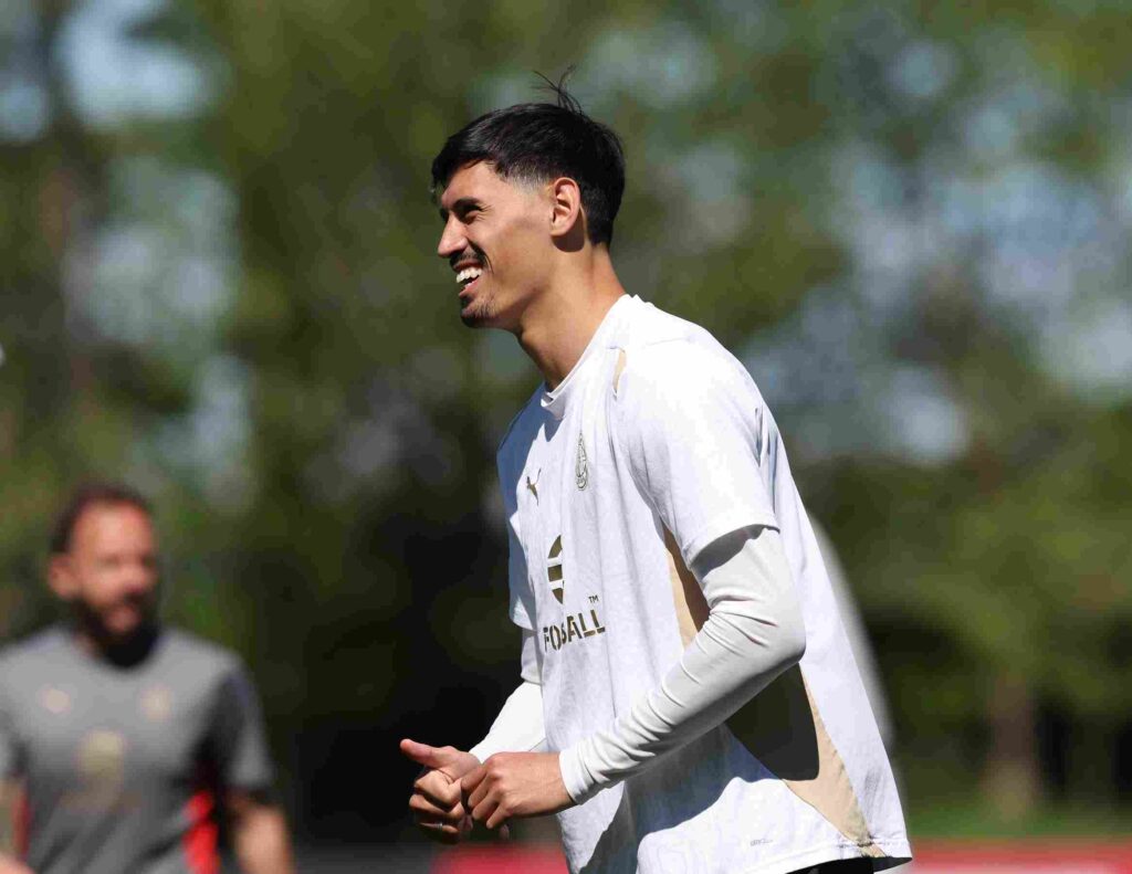 Tijjani Reijnders AC Milan allenamento Milanello
