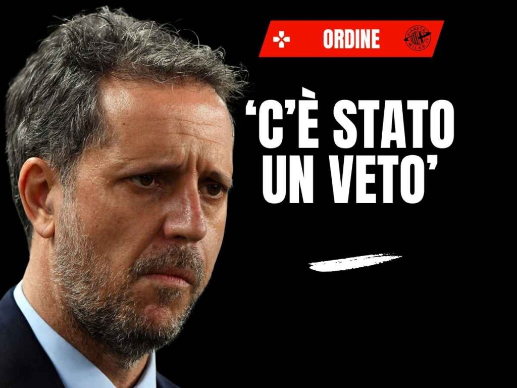 Milan, Ordine: "Paratici? Scattato il veto americano. Il motivo". Due candidati