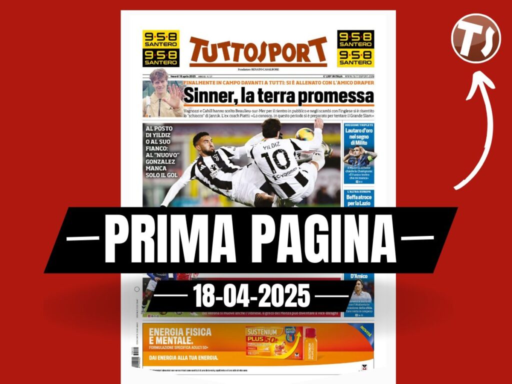 Prima pagina Tuttosport: "Milan, un vertice per liberare D'Amico"