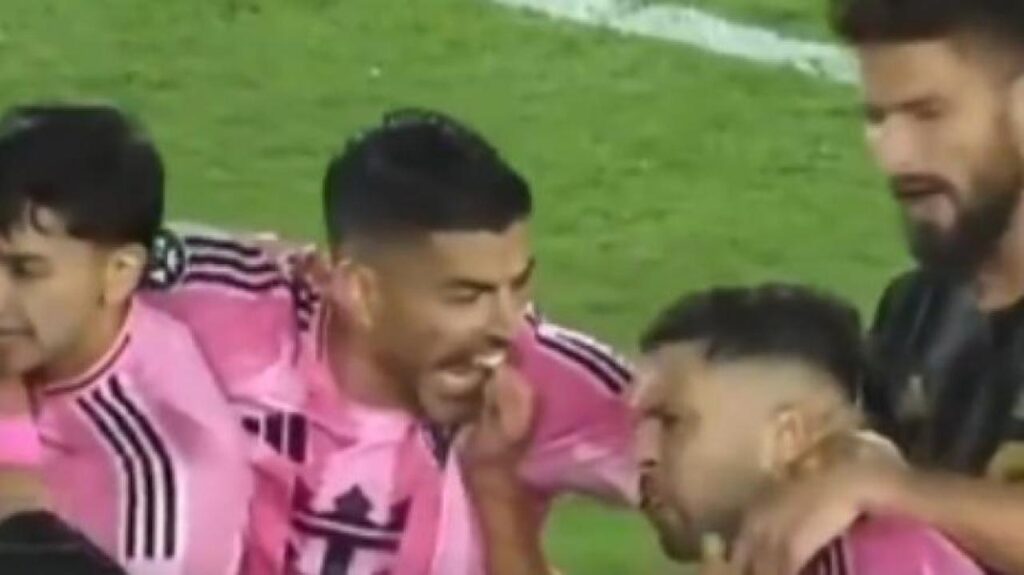 Suarez Inter Miami morso Jordi Alba