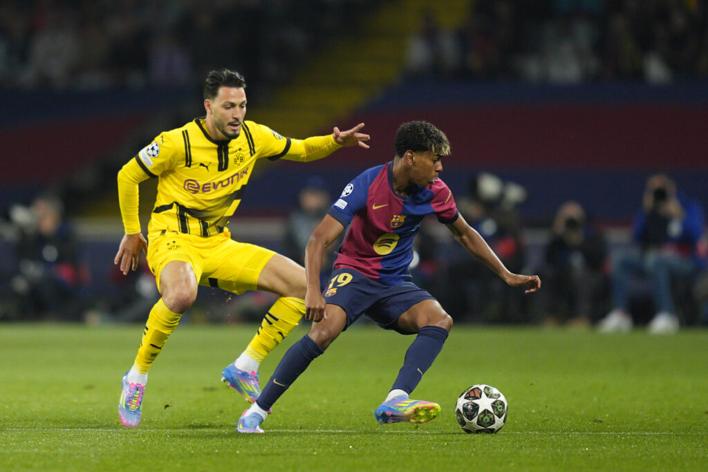 FC Barcelona v Borussia Dortmund - UEFA Champions League 2024/25 Quarter Final First Leg